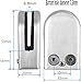 tonchean 24PCS 304 Stainless Steel Round Glass Clamp Bracket Adjustable Flat Back Glass Clip Clamps Holder for Balustrade Staircase Handrail 1/4-5/16 Inch