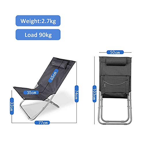 Chaise pliante de loisirs WUTONG fauteuil inclinable portable haut de gamme - 4
