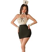QNCLO Women's Nurses and Doctors Cosplay Sexy Underwear Role Playing Outfits Naughty Clothing
