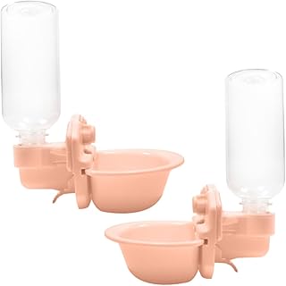 Balacoo 1 Set jug water dispenser dog water dispenser for crate rabbit waterer rabbit pet automatic water dispenser the cat dog cage drinking fountain feeding bottle hanging bowl feeder