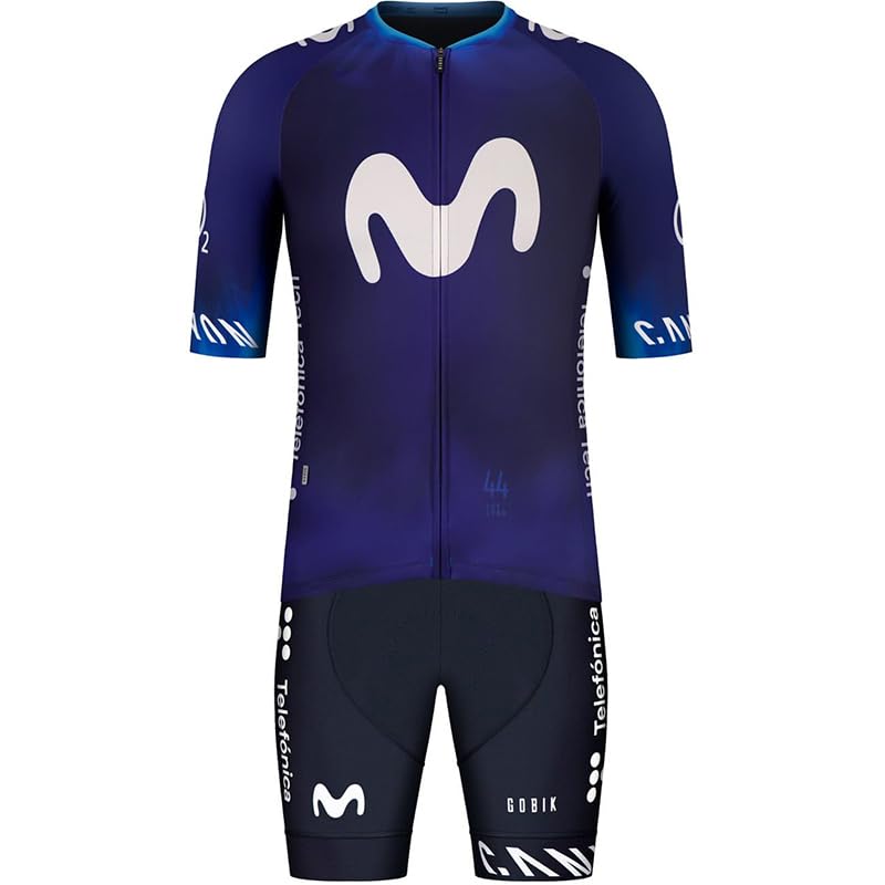 assocauicy Hombre Conjunto Ropa De Ciclismo Para Verano,Transpirable Top De Ciclismo Y Culotte Ciclismo Secado RáPido