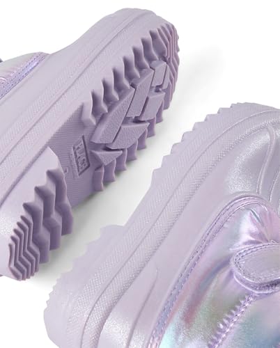 The Children's Place Baby Girls' Faux Fur Trim Snow Boot3