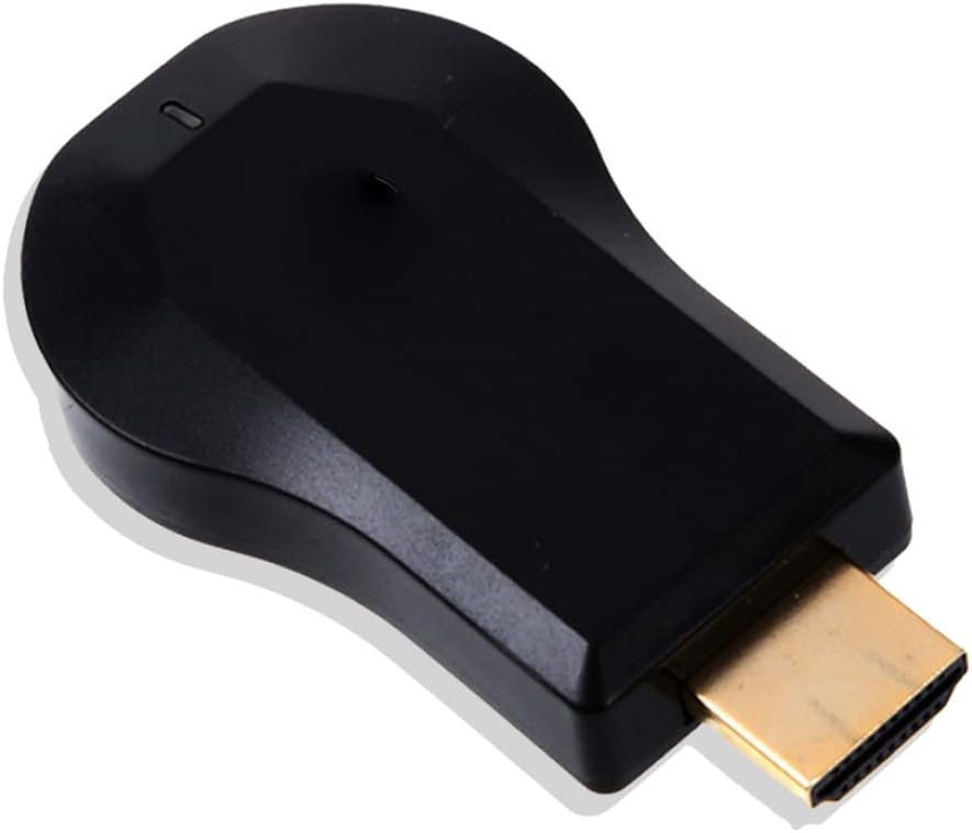 – Wireless Screen Device WiFi HDMI Receiver Screen Mirroring Adapter For Android Windows Miracast to TV Projector Monitor Black