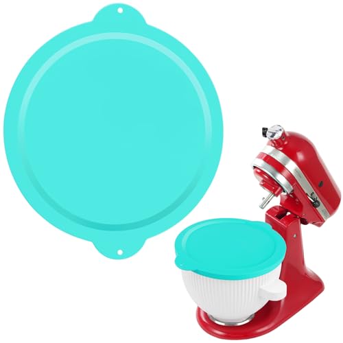 Image of Silicone Cover Compatible with 2QT Ice Cream Mixing Bowl, Silicone Lid for Kitchenaid Freezer Bowl Accessory, Dishwasher Freezer Safe