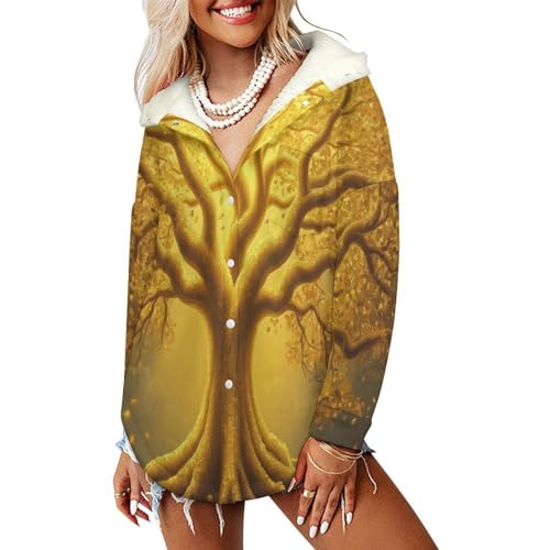 Manteau en peluche Sherpa veste longue chaude à poches pour femme