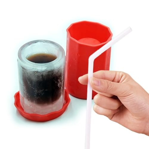 Molde de vidrio de chupito de hielo, moldes para jarras de cerveza de silicona, accesorios creativos reutilizables, bandejas de cubitos de hielo para congelador, máquina de cubitos de hielo, fácil de