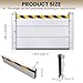 Flood Barriers for Home Exterior,Aluminum Flood Protection Barriers for Flooding/Vertical Detachable Reusabl Dam Easy Flood Barrier,Garage Door Flood Defence Threshold Kit - Detachable & Reuseable
