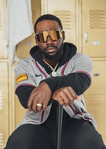 Image of 100% Speedcraft Money Mike 3 Sunglasses - Polished Black Tortoise; HiPER 24K Gold Mirror | Hiper 24K Gold Mirror, 13% Lt) Ultra HD Polycarbonate Lens, TR90 Frame, Includes Microfiber Bag and Extra Nose Pad