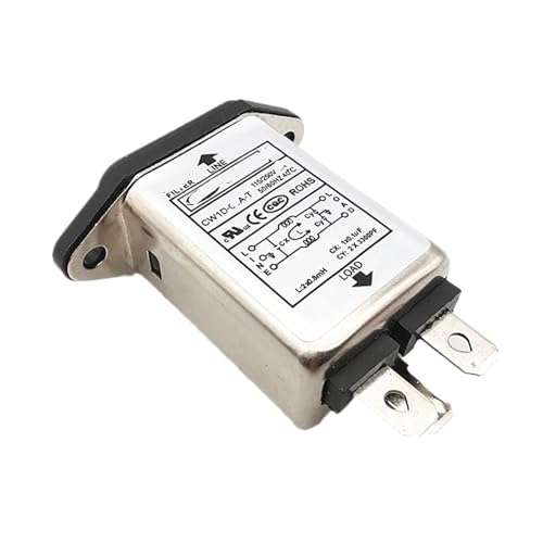 Filtro de potencia CW2C-10A-T de 10A con interruptor de doble seguro para red electrica 2