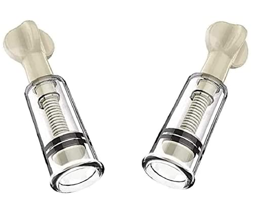 Finever Vacuum Suction Cup Anti Cellulite Cupping Therapy Twist Cupping Kit for Cellulite Body and Breast Massager Cup or for Breastfeeding Mommy Nipple Suckers (2Pack)