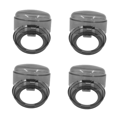 Gogogmee 4 piezas Protector para Perillas de Estufa de Seguridad Resistente al para Interruptores de Cocina Bloqueo Infantil para Mascotas