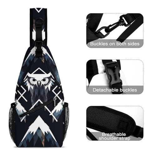 Mochila Pecho tipo Sling para Hiking y Uso Diario miniatura 3