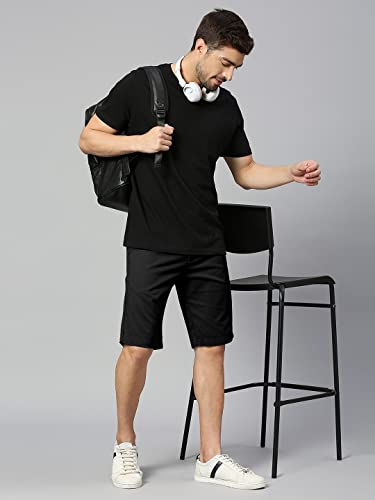 Image of Thomas Scott Men's | 100% Cotton | Solid | Above Knee | Button Closure | Chino | Casual Shorts for Men