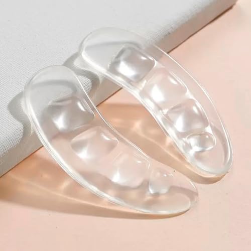 Image of Anti-Slip Pads for Sandals, Shoe Inserts Ball of Foot, Clear, 3 Pairs