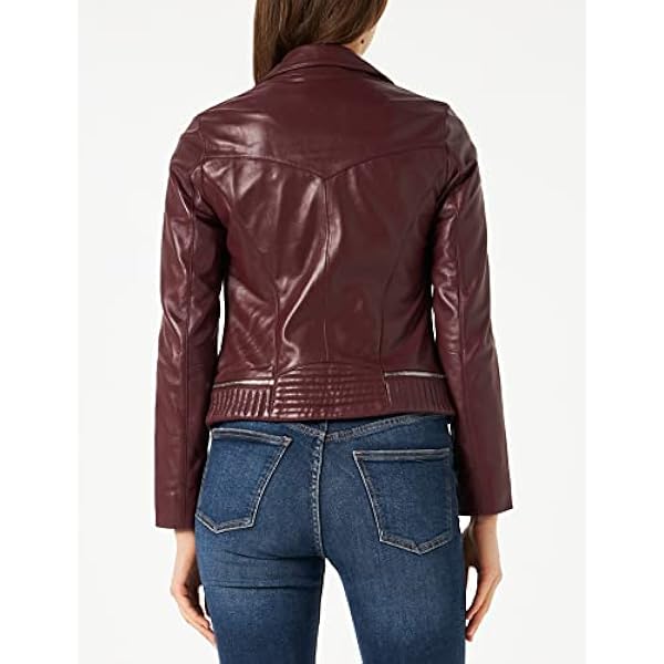 Naf Naf Veste En Cuir Cuero para Mujer