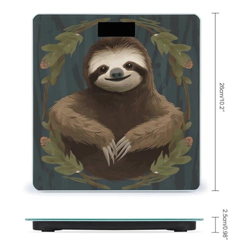 Báscula Digital de Baño Inteligente Sloth Smart Scale miniatura 2