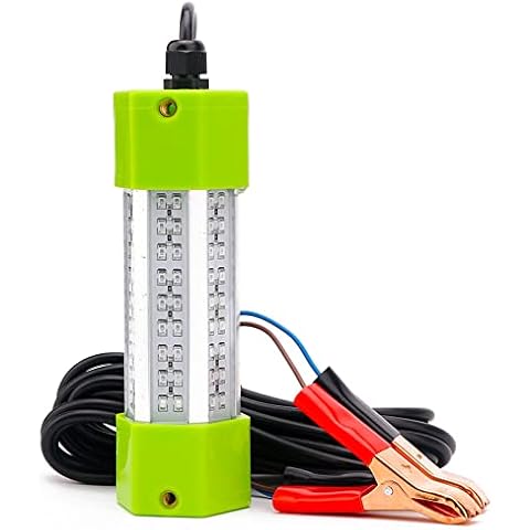 LOSTCAT 70W 130W DC 12V Green White Blue Yellow IP68 Aluminum High Power LED Fish Attracting Lure Submersible Underwater Fishing Cover