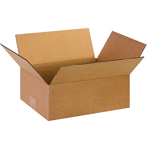Image of TAPE LOGIC 13 x 10 x 5 Corrugated Cardboard Boxes, Flat 13 inchL x 10 inchW x 5 inchH, Pack of 25 | Shipping, Packaging, Moving, Storage Box for Home or Business, Strong Wholesale Bulk Boxes