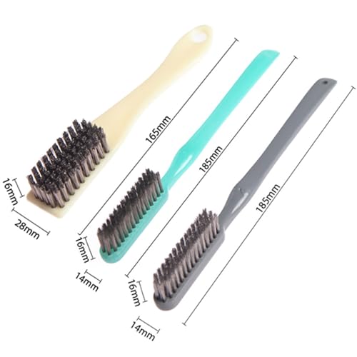 Image of Wire Brush Rust Scrub Cleaning BBQ Grill Tools Welding Metal Rust Removal Stainless Steel Brush for Clean Garage Shop House Car Kitchen