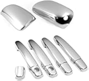 Chrome Side Door Handle and Mirror Covers for 2009-2013 Toyota Corolla / 2007-2011 Toyota Yaris