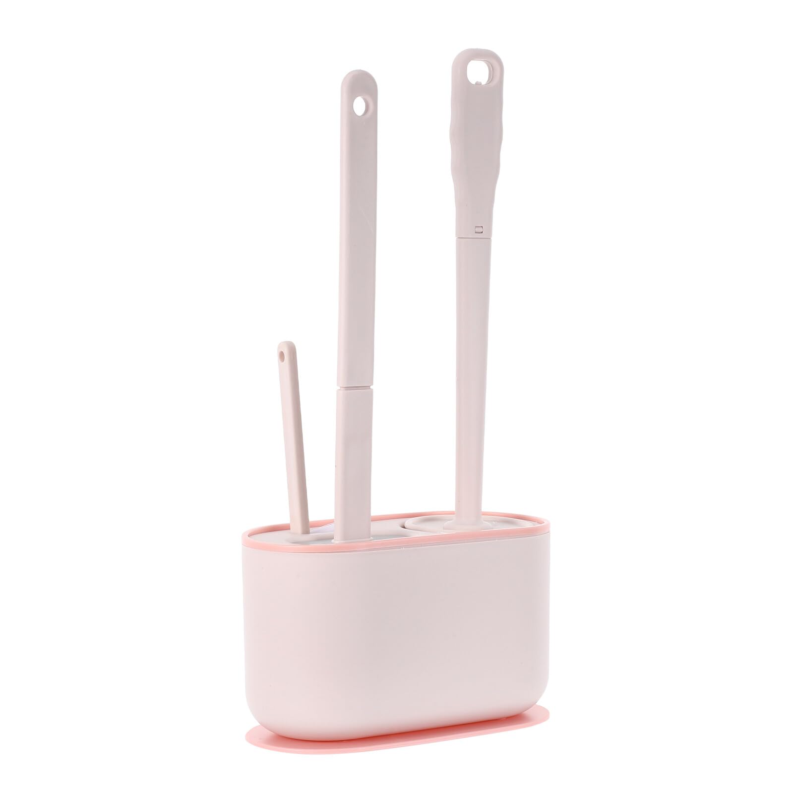 Cabilock Escobilla De Baño De Pared Colgante De Escobilla y Soporte para Inodoro Limpieza Profunda para Baño Mango Fácil Instalación y Almacenamiento