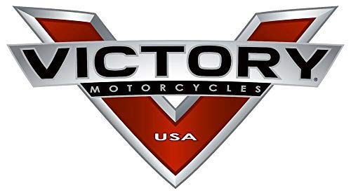 Set of 3 - Victory Motorcycles USA 'V' Sticker Graphic - Die Cut Sticker, High Resolution Top Grade Vinyl