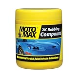 Motomax 2K Rubbing Compound 200g | Removes Minor Scratches, Swirl Marks, Paint defect and Oxidization from metal surfaces on Cars, Bike, Motorbikes | Removes dirt, grime, stains to make surface glossy