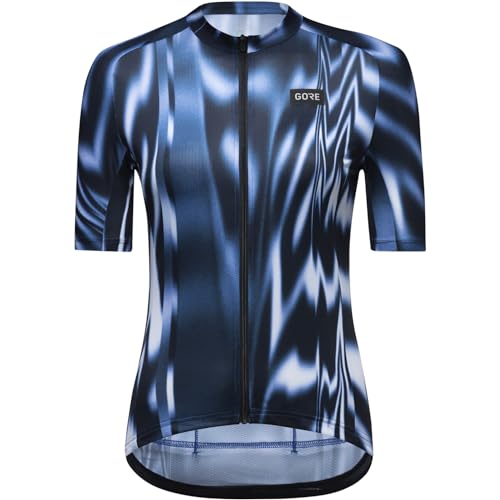 GORE WEAR Maillot transpirable de ciclismo para mujer, Spirit Paint, Transporte rápido de la humedad, Estampado exclusivo, Maillot de ciclismo de manga corta