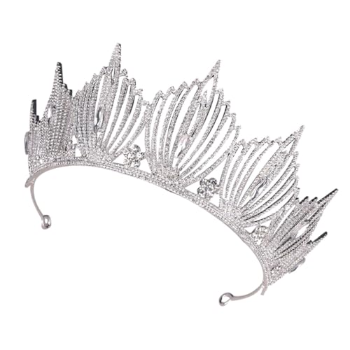 Aro cabello que sujeta firmemente sin deslizarse estilo barroco plata