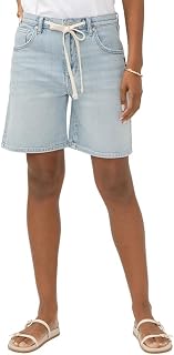 Womens Be Easy High Rise Drawstring ShortsDenim Shorts
