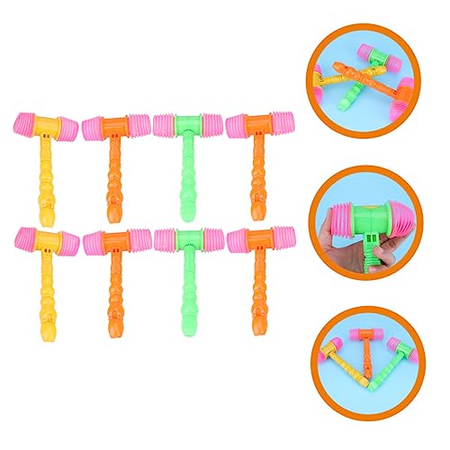 Toyvian 8 Peças Martelo Sonoro Martelos Estridentes Crianças Batendo Martelo Estridente Música Educa