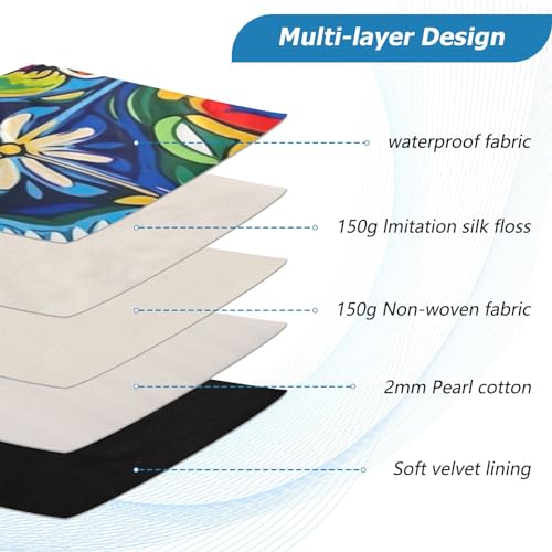 Funda para Laptop con Diseño Mexicano Talavera 13-14 Pulgadas miniatura 4