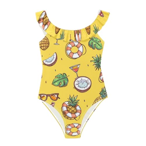 Traje de baño para niña con volantes Yoogain para playa y piscina