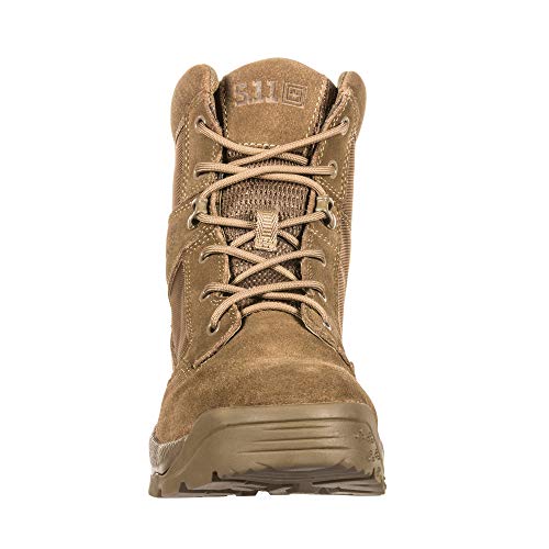 5.11 Tactical ATAC 2.0 6-Inch Desert Boots, NZ Ortholite Footbed, Slip-Resistant, Dark Coyote, Style 124022