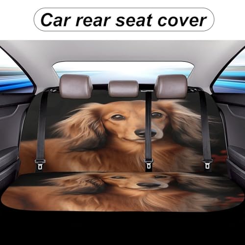 Funda para asiento trasero de coche universal, protector de pelo largo para SUV 5