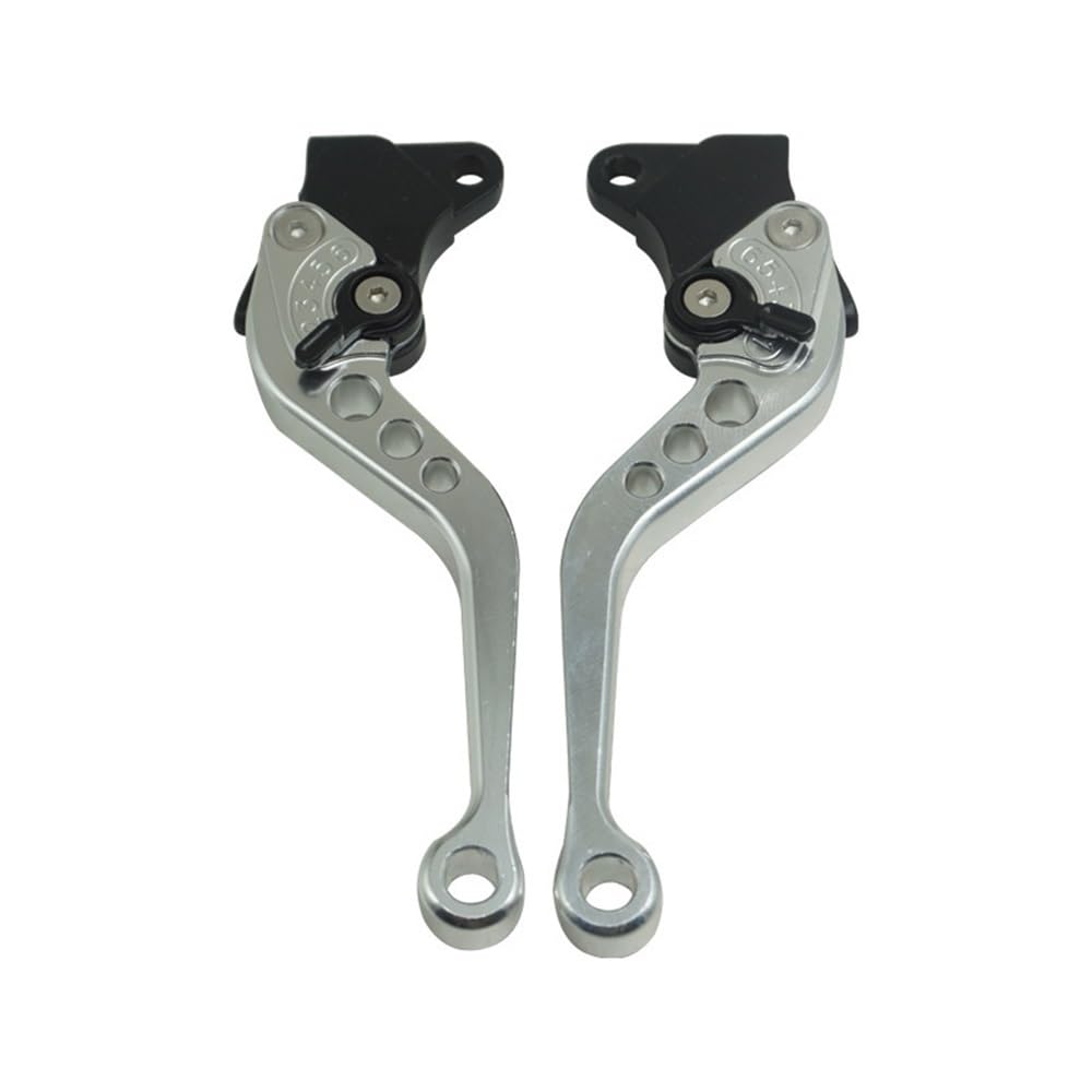 Pliqvbn Silver Clutch Brake Shafts Motorcycle Handle Clutch Drum Brake Lever Motorbike Modification Adjustable Handlebar Set For Cg125