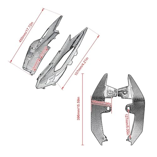 Carénage moto pour MT-09 : habillage de selle arrière pour trajets et roadtrips