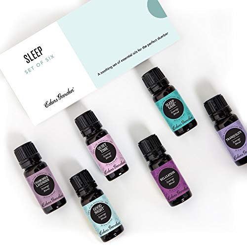 Edens Garden Sleep Essential Oil 6 Set, Best 100% Pure Aromatherapy Sleeping Kit (For Diffuser), 10 ml