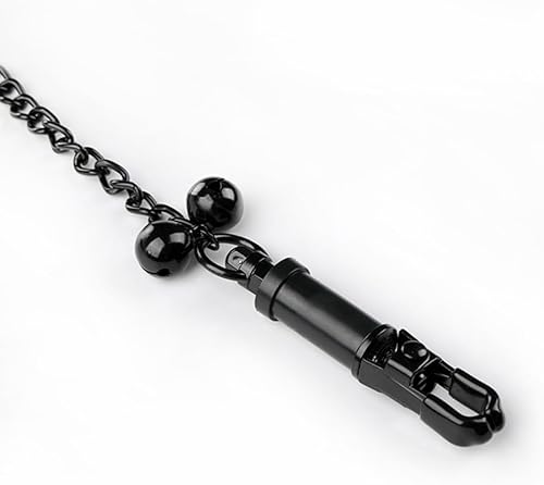 Miniatura 3 de Clip de cadena para pezón, ajustable, sin perforación, clips de cuerpo de acero inoxidable, bola ponderada, abrazaderas sexis para el cuerpo
