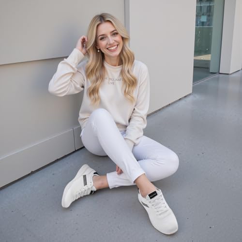 Women's Go Walk Shoes Comfortable Lightweight Cushion Running Tennis Shoes Breathable Athletic Gym Workout Cross Training Fashion Sneakers2