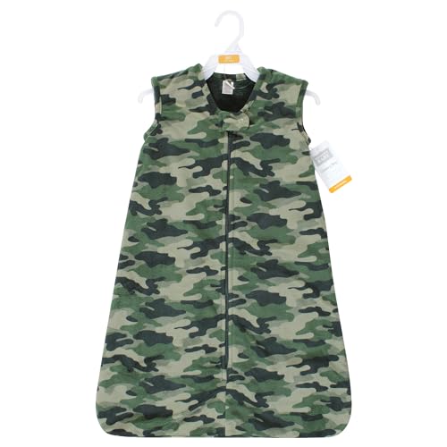 Image of Hudson Baby Infant Girls Long Sleeve Plush Faux Fur Sleeping Bag, Wearable Blanket