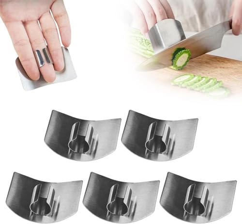 Protector de dedos para evitar cortes de cocina con acero inoxidable 2