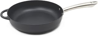 KÜCHENPROFI Bratpfanne hoch 28 cm, emailliertes Gusseisen, Edelstahlgriff