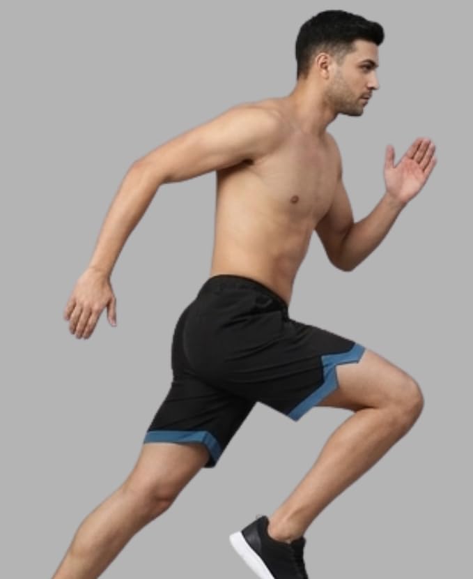 Image of Men's Running Shorts Lightweight Sports Shorts with Zipper Pockets Quick Dry Gym, Running & Workout Shorts