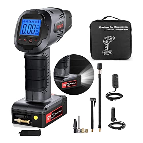 🔥 Cashback up to 70% Portable Smart Air Compressor Cordless Tire Inflator Pump with Digital Pressure Gauge, Rechargeable Li-ion Battery Air Pump for Car Motorcycle Bike Air Bed Balls Inflatable Toys Exclusive Discount 80% Offer Portable Smart Air Compressor Cordless Tire Inflator Pump with Digital Pressure Gauge, Rechargeable Li-ion Battery Air Pump for Car Motorcycle Bike Air Bed Balls Inflatable Toys