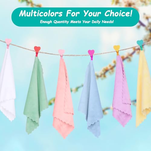 image for HOMEXCEL Baby Washcloths 24 Pack-Microfiber Baby Bath Face Towel 11.5 