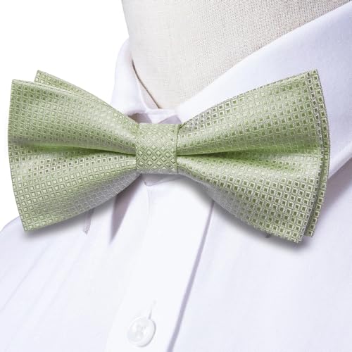 Corbatín preanudado de seda para hombre ZUIAI miniatura 3