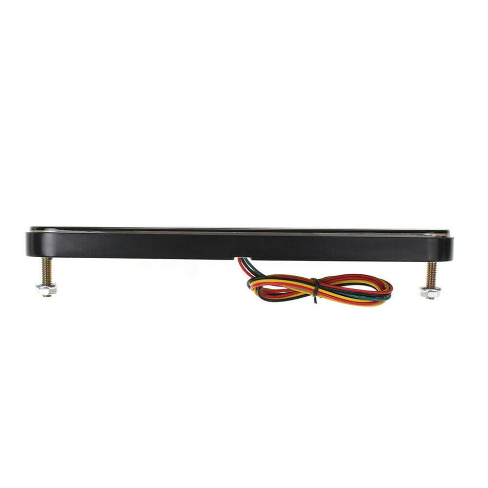 AIVYNA 2Pz 100 LED 4 in 1 Indicatore di Direzione per Auto Freno Lampade Posteriori Luci di Arresto Che Scorre Lampadina 12V Impermeabile per Rimorchio del Camion