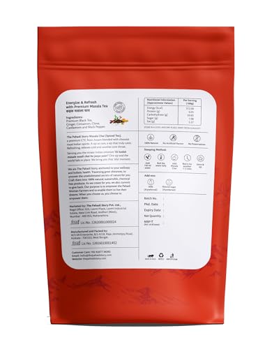 Image of Pahadi Story Premium Masala Chai Tea 250g - Authentic Indian Spiced Chai with Strong Assam CTC Tea & Natural Spices | Traditional Loose Tea for Daily Chai Lovers