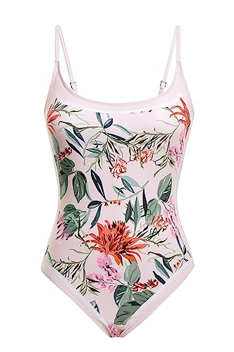 Image of Narecte Sexy One Piece Bathing Suit for Women Tummy Control High Cut One Piece Swimsuit Womens